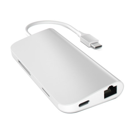 Satechi USB-C Aluminium Multi-Port 4K HDMI Adapter & Hub - Silber