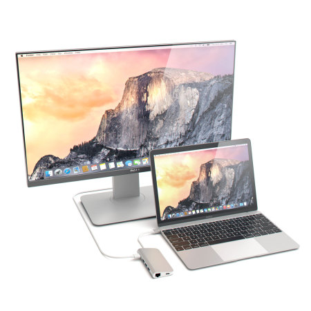 Satechi USB-C Aluminium Multi-Port 4K HDMI Adapter & Hub - Silver