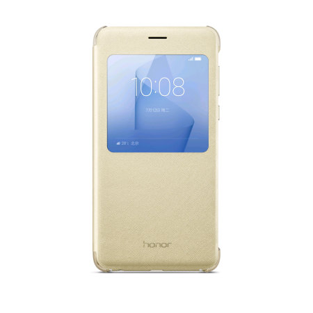 Housse officielle Huawei Honor 8 Flip View – Or