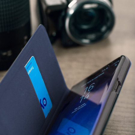 Official Samsung Galaxy S8 LED Flip Wallet Deksel - Blå