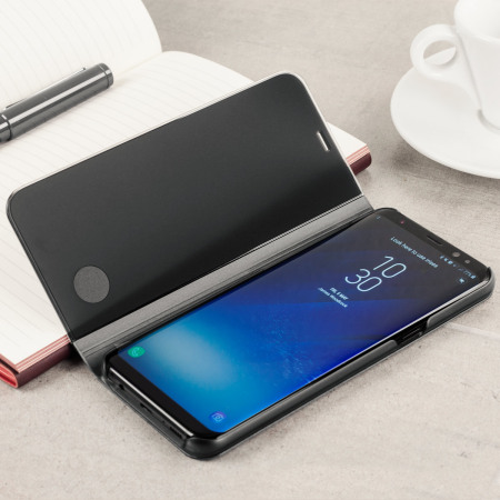 Funda Oficial Samsung Galaxy S8 Plus Clear View - Negro