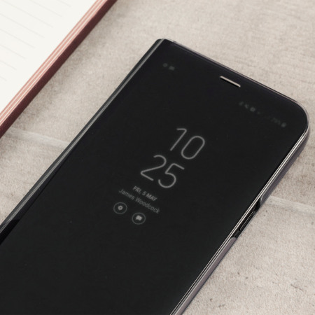 Funda Oficial Samsung Galaxy S8 Plus Clear View - Negro