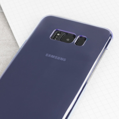 Official Samsung Galaxy S8 Clear Cover Suojakotelo - Violetti
