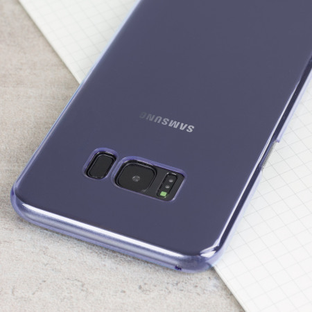 Official Samsung Galaxy S8 Clear Cover Suojakotelo - Violetti