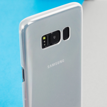 Officiële Samsung Galaxy S8 Clear Cover Case - Zilver