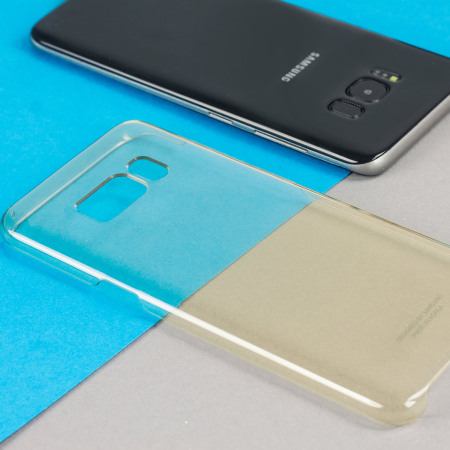 Official Samsung Galaxy S8 Clear Cover Suojakotelo - Kulta