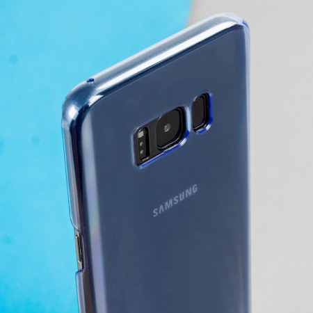 Official Samsung Galaxy S8 Clear Cover Suojakotelo - Sininen