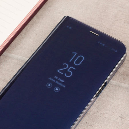 Official Samsung Galaxy S8 Plus Clear View Suojakotelo - Sininen