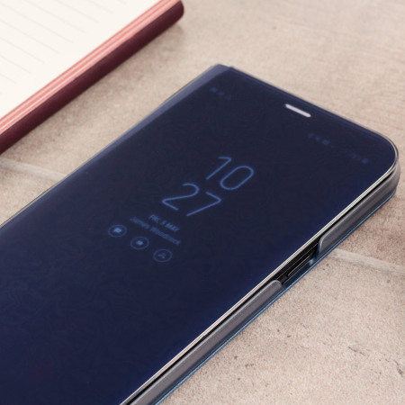 Funda Oficial Samsung Galaxy S8 Plus Clear View - Azul