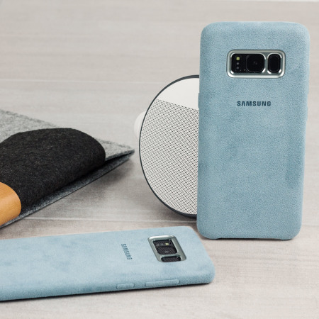 Coque Officielle Samsung Galaxy S8 Alcantara Cover - Menthe