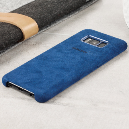 Official Samsung Galaxy S8 Alcantara Cover Case - Blau