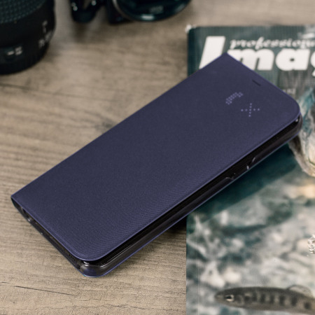 LED Flip Wallet Cover Officielle Samsung Galaxy S8 Plus - Violette