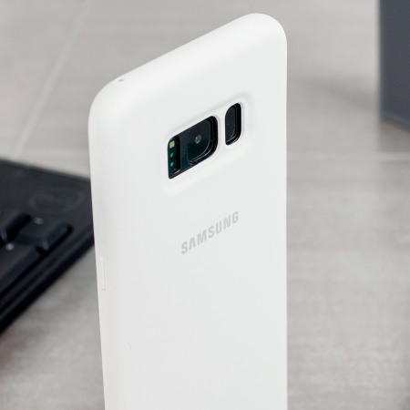 Coque Officielle Samsung Galaxy S8 Silicone Cover – Blanche