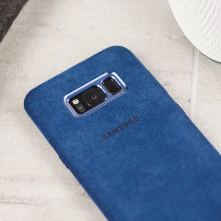 Funda Oficial Samsung Galaxy S8 Plus Alcantara - Azul