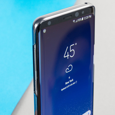 Offizielle Samsung Galaxy S8 Plus Clear Cover Case - Schwarz