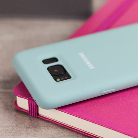 Coque Officielle Samsung Galaxy S8 Silicone Cover – Bleue