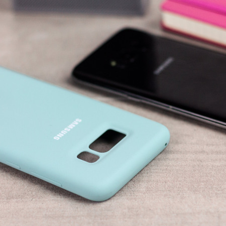 Funda Oficial Samsung Galaxy S8 de silicona - Azul