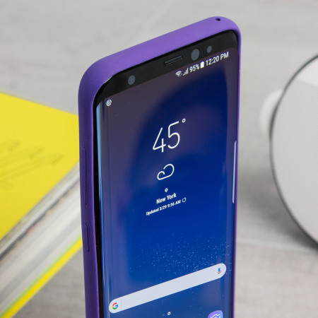 Coque Officielle Samsung Galaxy S8 Silicone Cover – Violette