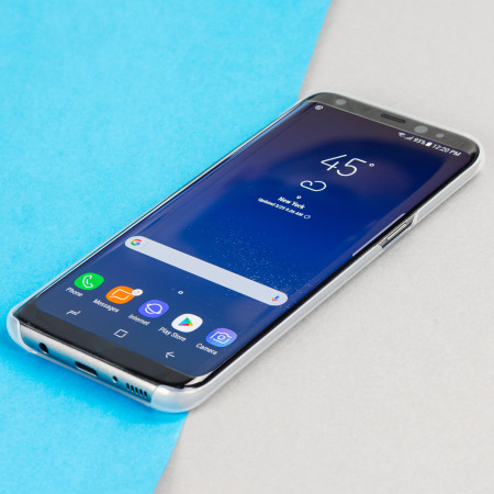 Funda Samsung Galaxy S8 Plus Oficial Clear Cover - Plateada