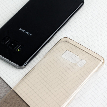 Official Samsung Galaxy S8 Plus Clear Cover Suojakotelo - Kulta