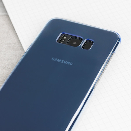 Offizielle Samsung Galaxy S8 Plus Clear Cover Case - Blau