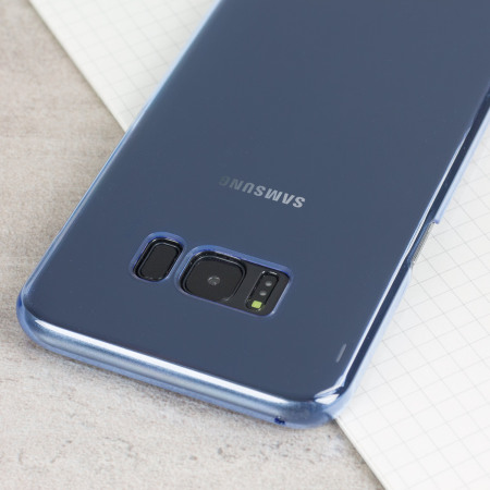 Offizielle Samsung Galaxy S8 Plus Clear Cover Case - Blau