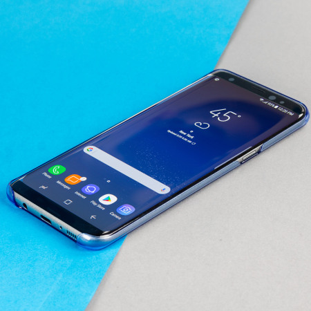 Funda Samsung Galaxy S8 Plus Oficial Clear Cover - Azul