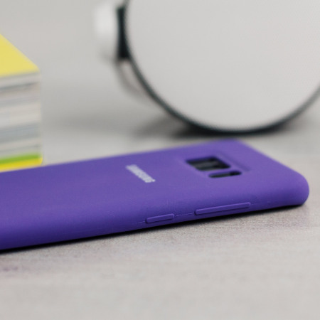 Funda Oficial Samsung Galaxy S8 Plus de silicona - Violeta