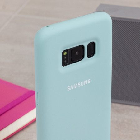 Official Samsung Galaxy S8 Plus Silicone Cover Case - Blau