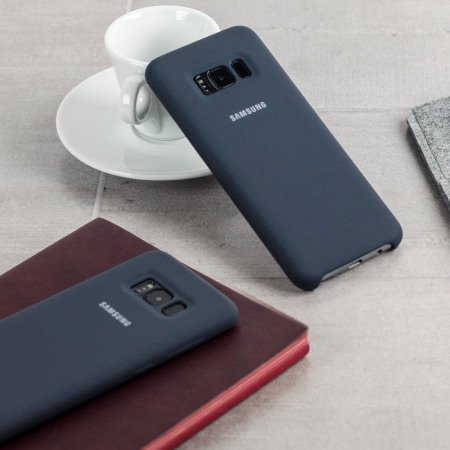 Funda Oficial Samsung Galaxy S8 Plus de silicona - Plata