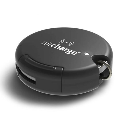 Adaptador de carga inalámbrico Aircharge MFi Lightning & Micro USB - Negro