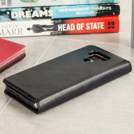 Olixar Genuine Leather LG G6 Executive Wallet Case - Black