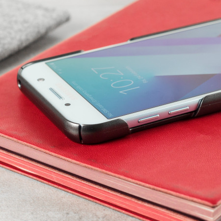 Funda tipo cuero Samsung Galaxy A3 2017 VRS Design Simpli Mod  - Negro