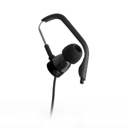 Forever Sport Music In-Ear Headphones with Built-In Mic - Black