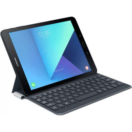 Coque Clavier QWERTY Officielle Samsung Galaxy Tab S3 - Grise