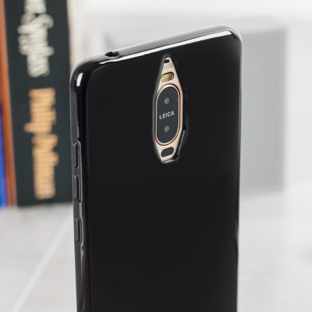 Olixar FlexiShield Huawei Mate 9 Pro Gel Case - Solid Black