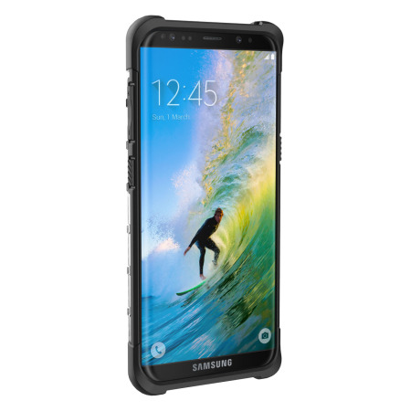 UAG Plasma Samsung Galaxy S8 Protective Deksel - Is / Sort