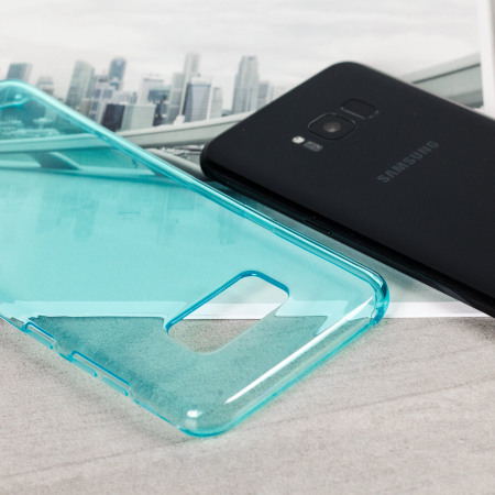 Olixar FlexiShield Samsung Galaxy S8 Geeli kotelo - Sininen
