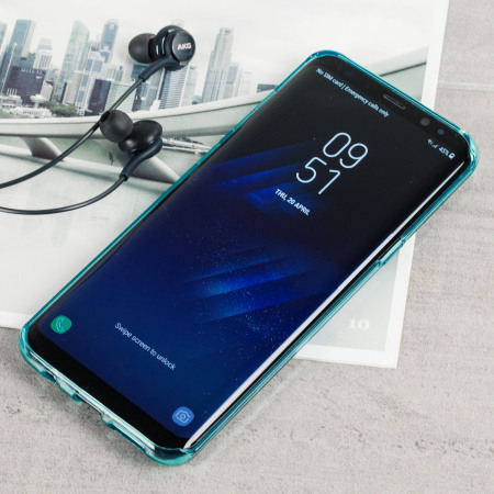 Olixar FlexiShield Samsung Galaxy S8 Geeli kotelo - Sininen