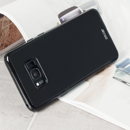 Olixar FlexiShield Samsung Galaxy S8 Geeli kotelo - Musta