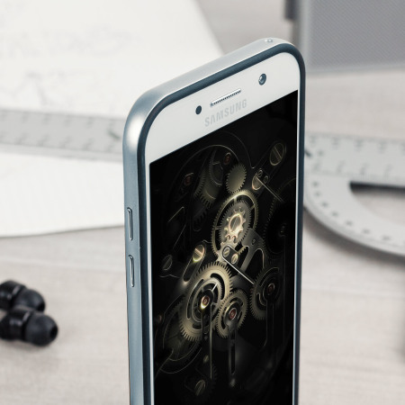 Olixar X-Duo Samsung Galaxy A5 2017 Hülle in Carbon Fibre Metallic Grau