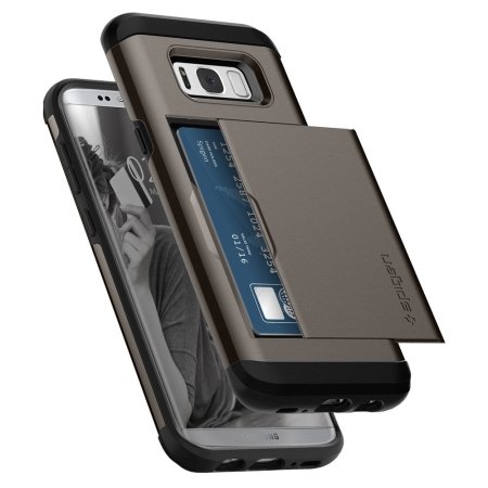 Coque Samsung Galaxy S8 Spigen Slim Armor CS - Gunmetal