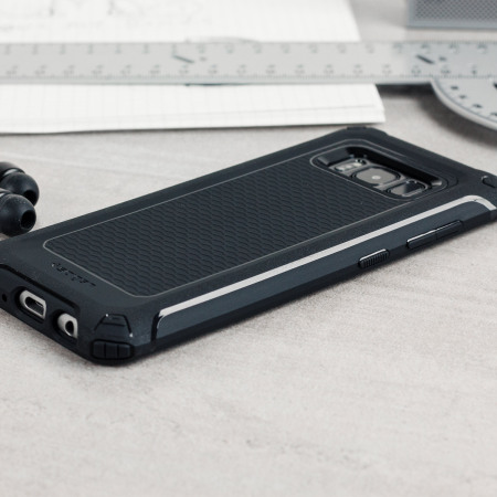 Coque Samsung Galaxy S8 Spigen Rugged Armor – Extra noire
