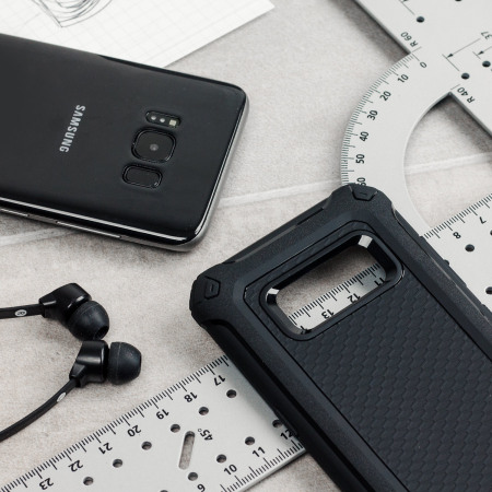 Spigen Rugged Armor Extra Samsung Galaxy S8 Tough Case Black