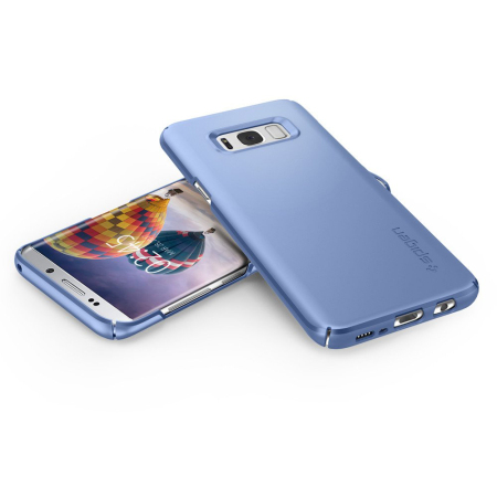 Coque Samsung Galaxy S8 Spigen Thin Fit – Bleue corail
