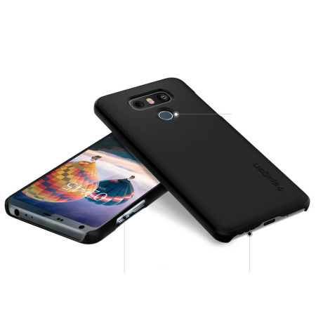 Spigen Thin Fit LG G6 Case - Zwart