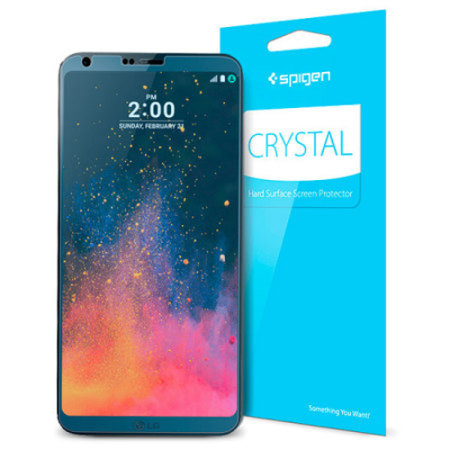 Spigen Film Crystal LG G6 Skärmskydd (Tvåpack)