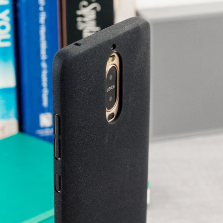 IMAK Marble Huawei Mate 9 Pro Stand Case - Black