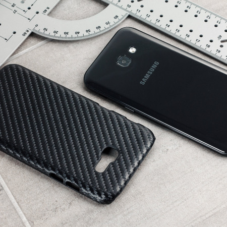 Coque Samsung Galaxy A5 2017 Texture entrelacée – Noire