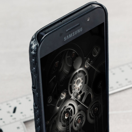 Coque Samsung Galaxy A5 2017 Texture entrelacée – Noire